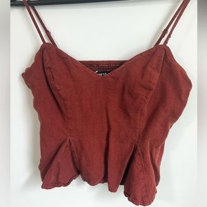 Express | spaghetti strap crop top